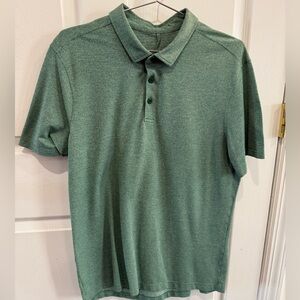 Lululemon Men's Green Performance Golf Polo Shirt